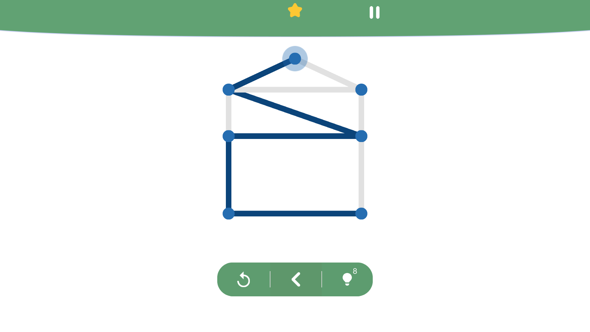 Puzzle! Trace the pattern with one line! screenshot