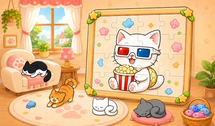 猫とパズル
