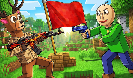 Deer VS Baldi: Front