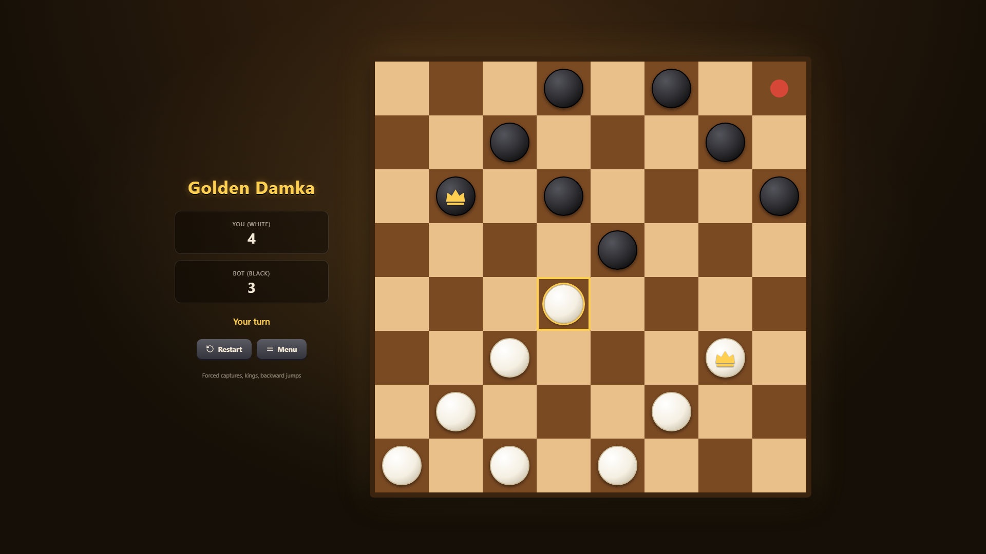 Golden Damka — screenshot 2