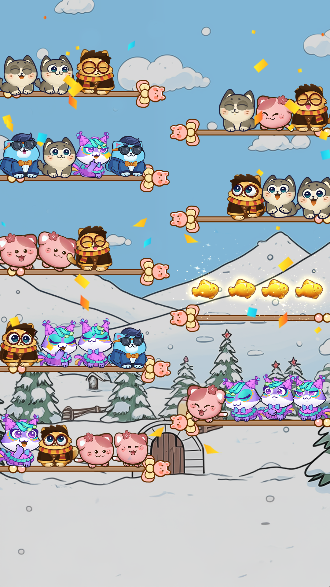 Kitten Sort Puzzle: Cute Pet Game screenshot 9