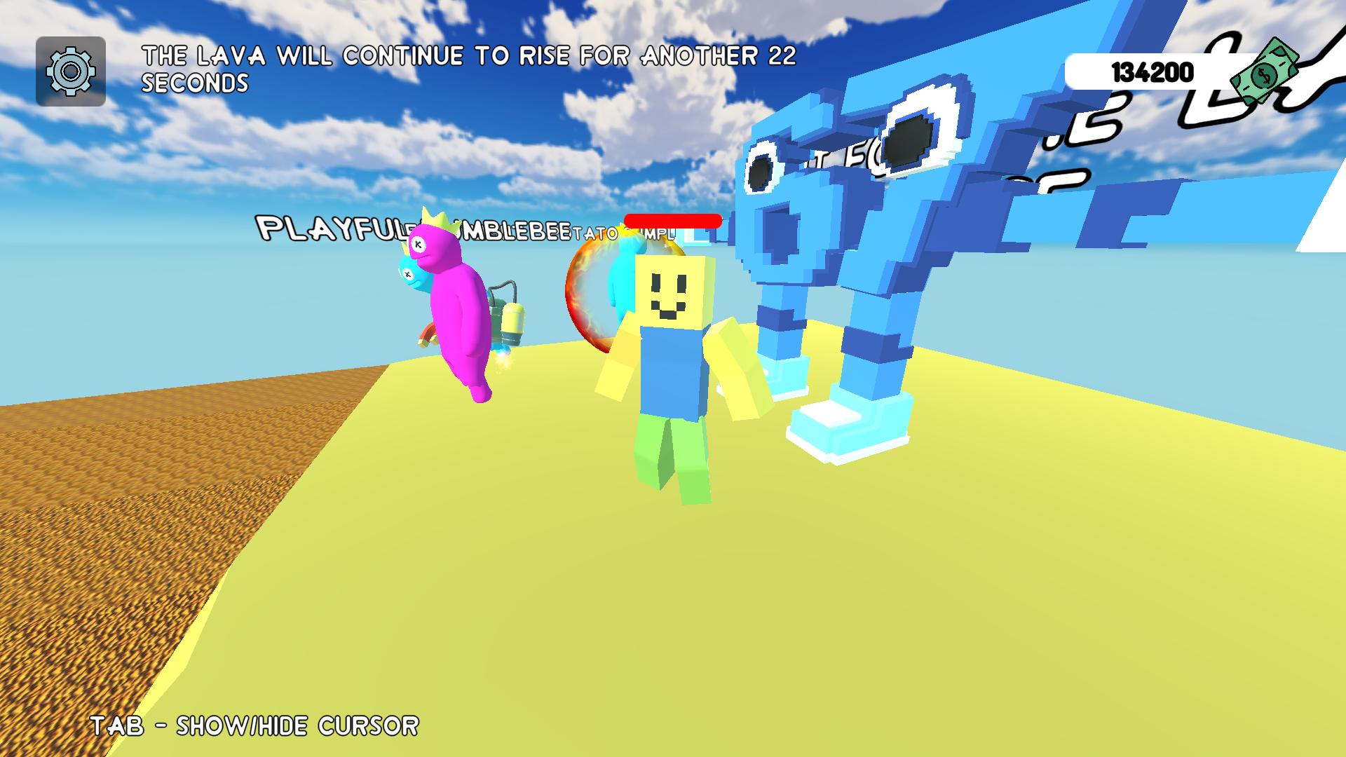 Noob: Floor Is Lava Get to Brainrot — screenshot 1