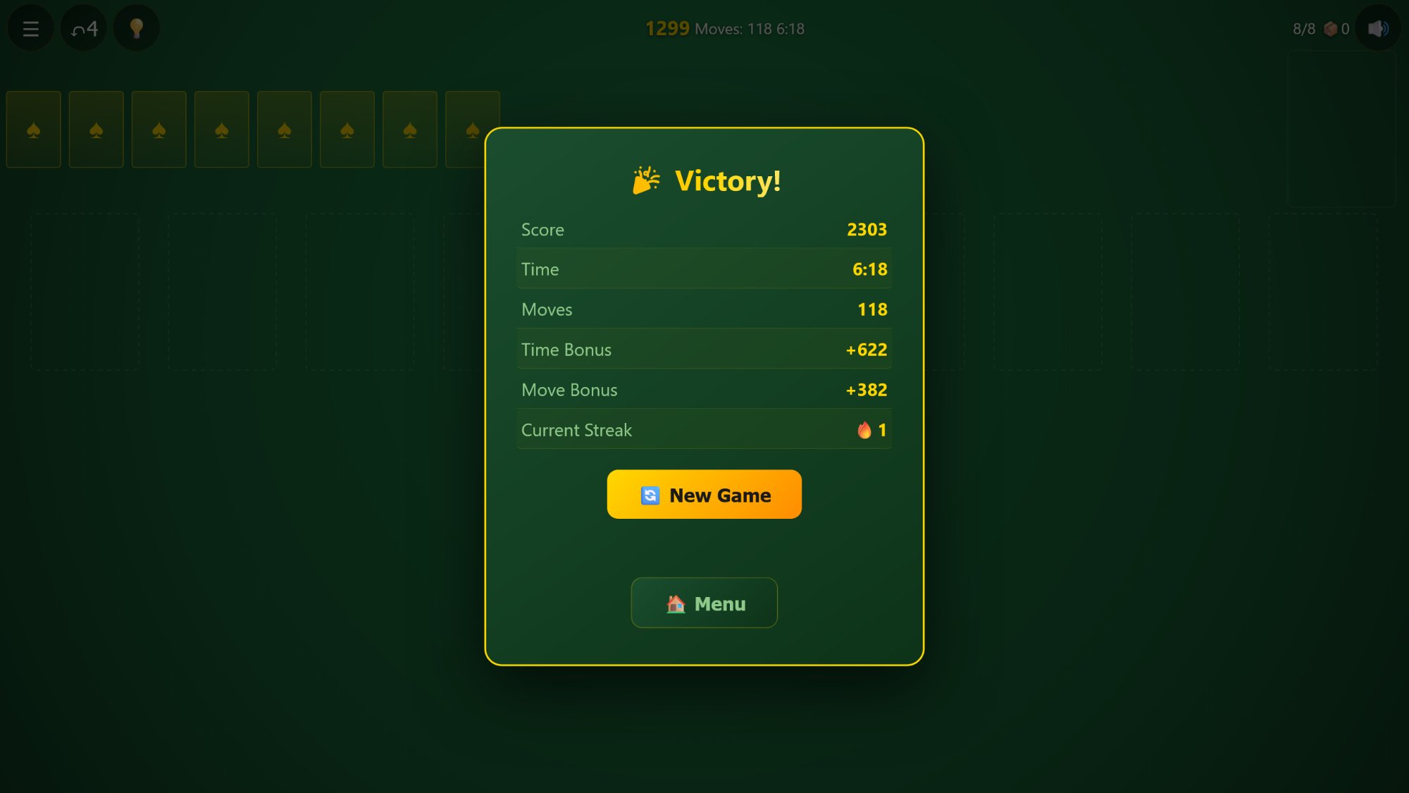 Spider Solitaire Master — screenshot 3