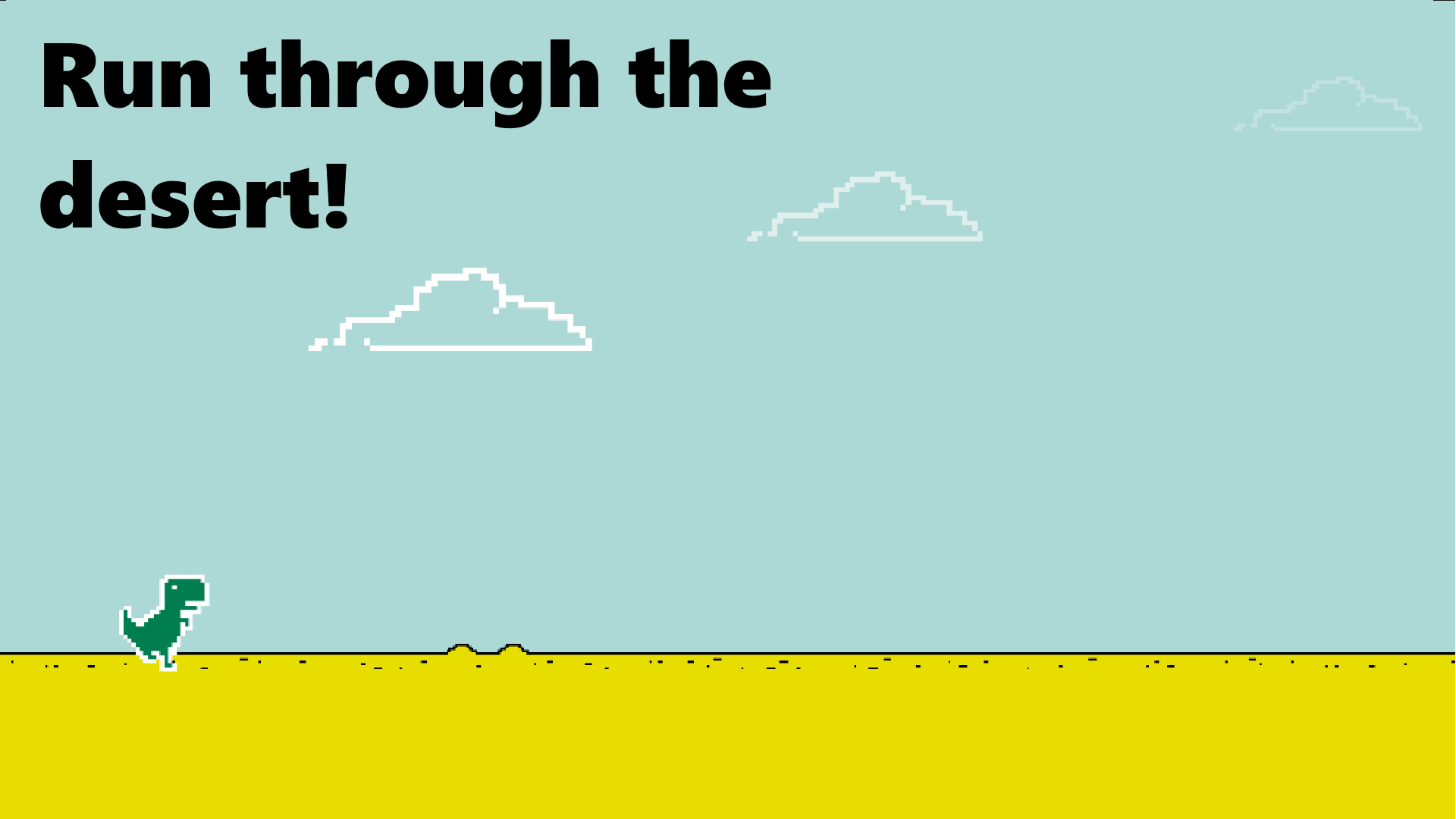 Colored Dino: Run and Jump! screenshot