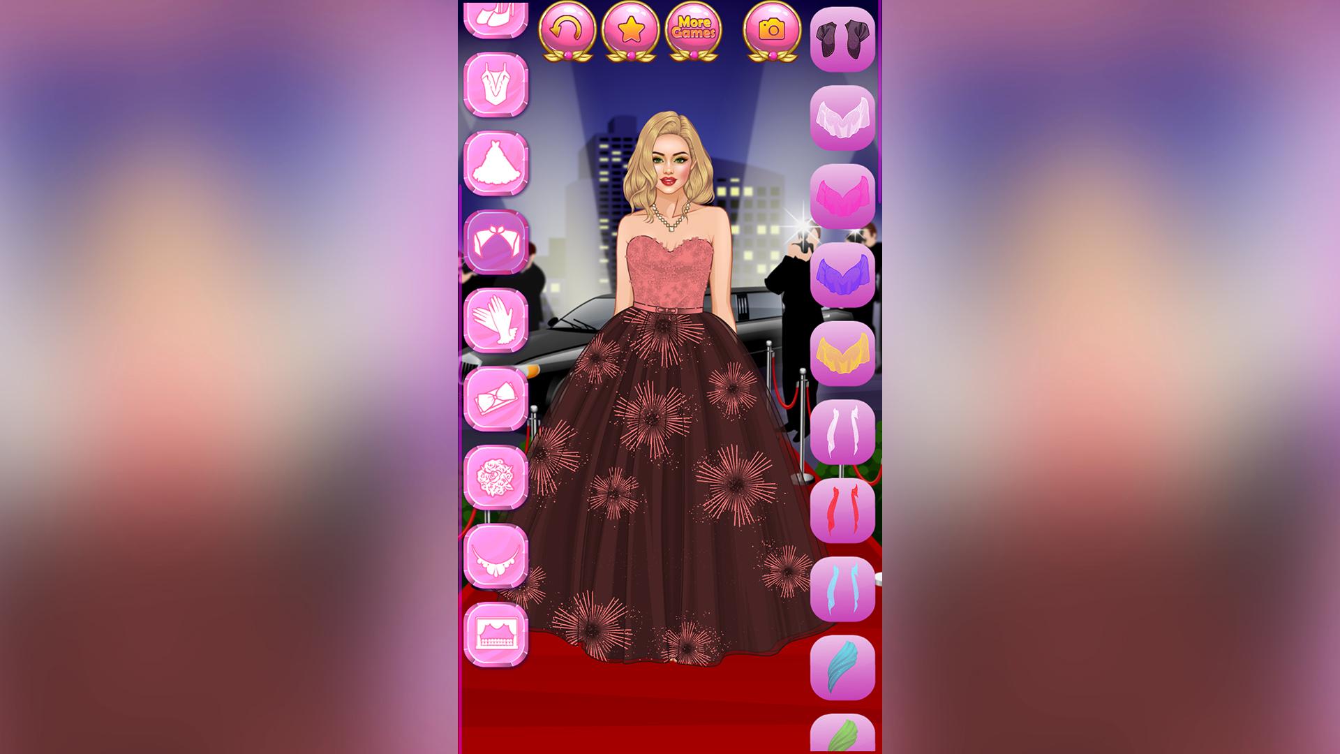 Red Carpet Dress Up Game screenshot