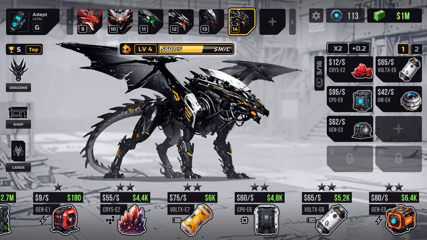 Mecha-Dragons: The Profit Race screenshot