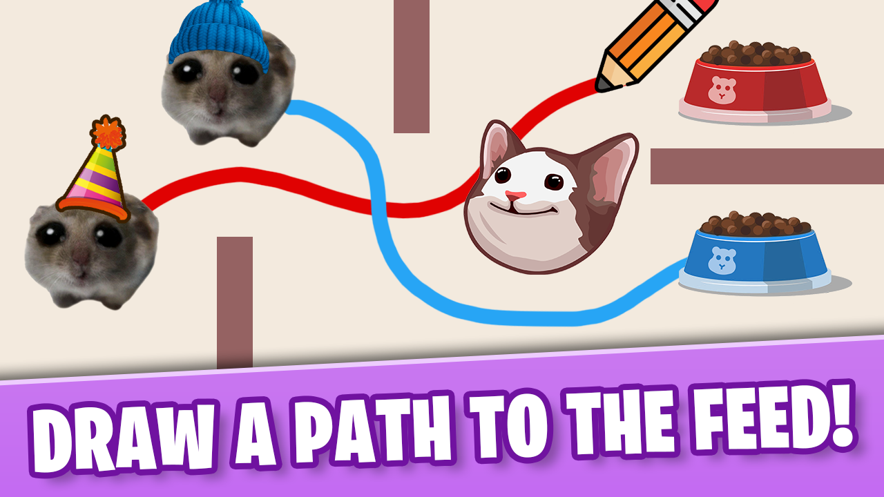 Save The Hamster from Cat! screenshot
