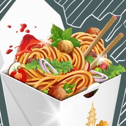 Китайская кухня - готовка еды для детей