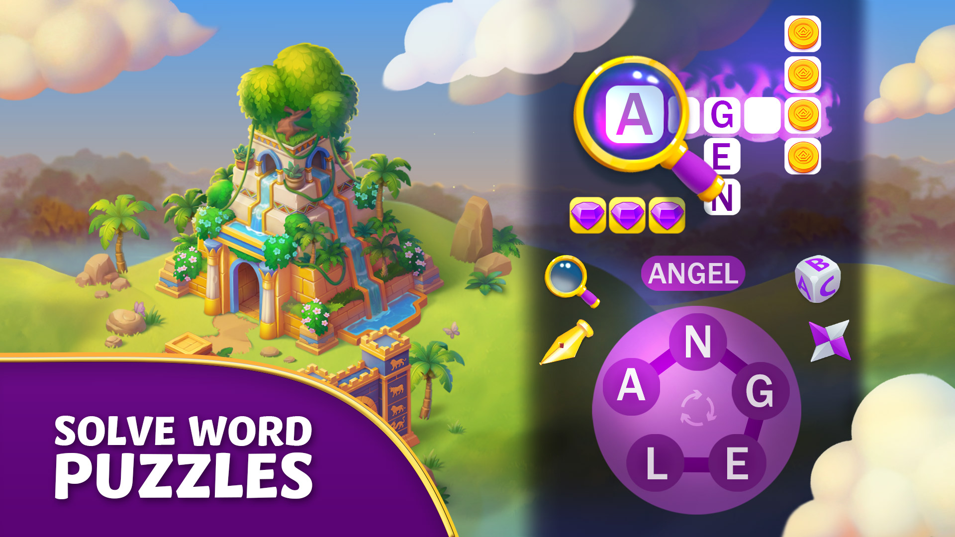7 Wonders of Words: Word Games — screenshot 2