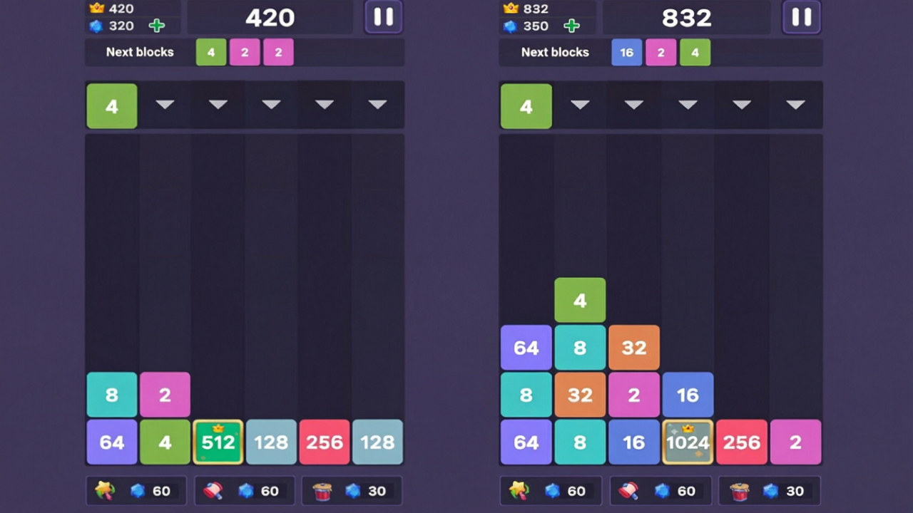 2048 Merge Blocks Puzzle screenshot