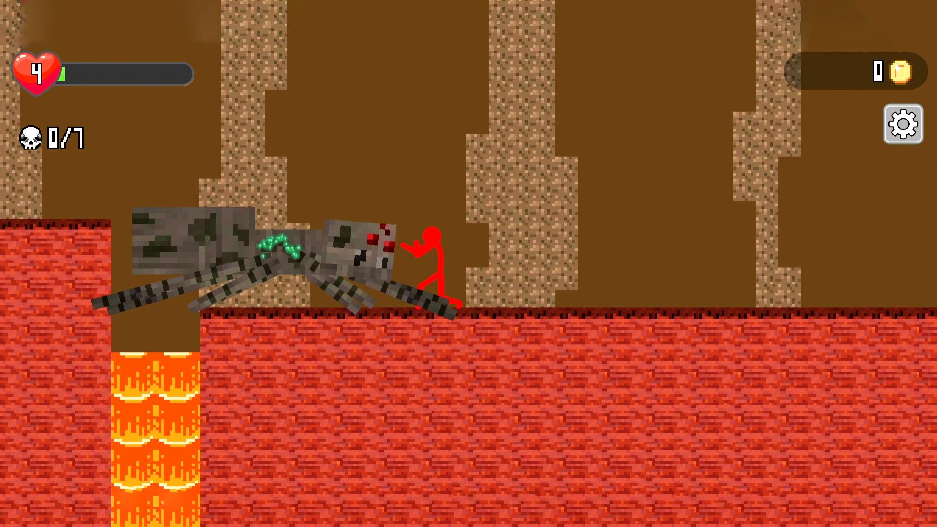 Red Stickman vs Monster School screenshot