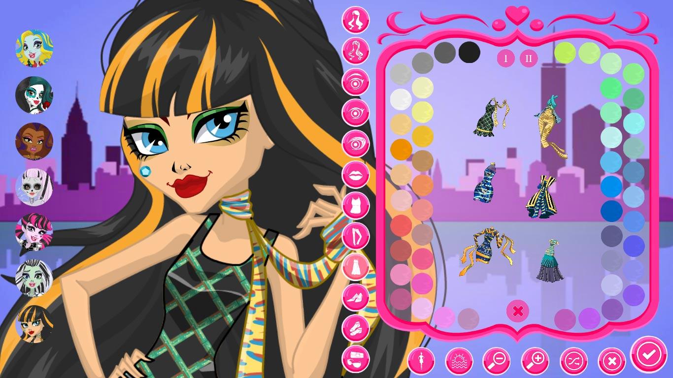 Monster Dolls Dress Up: Play Online For Free On Playhop