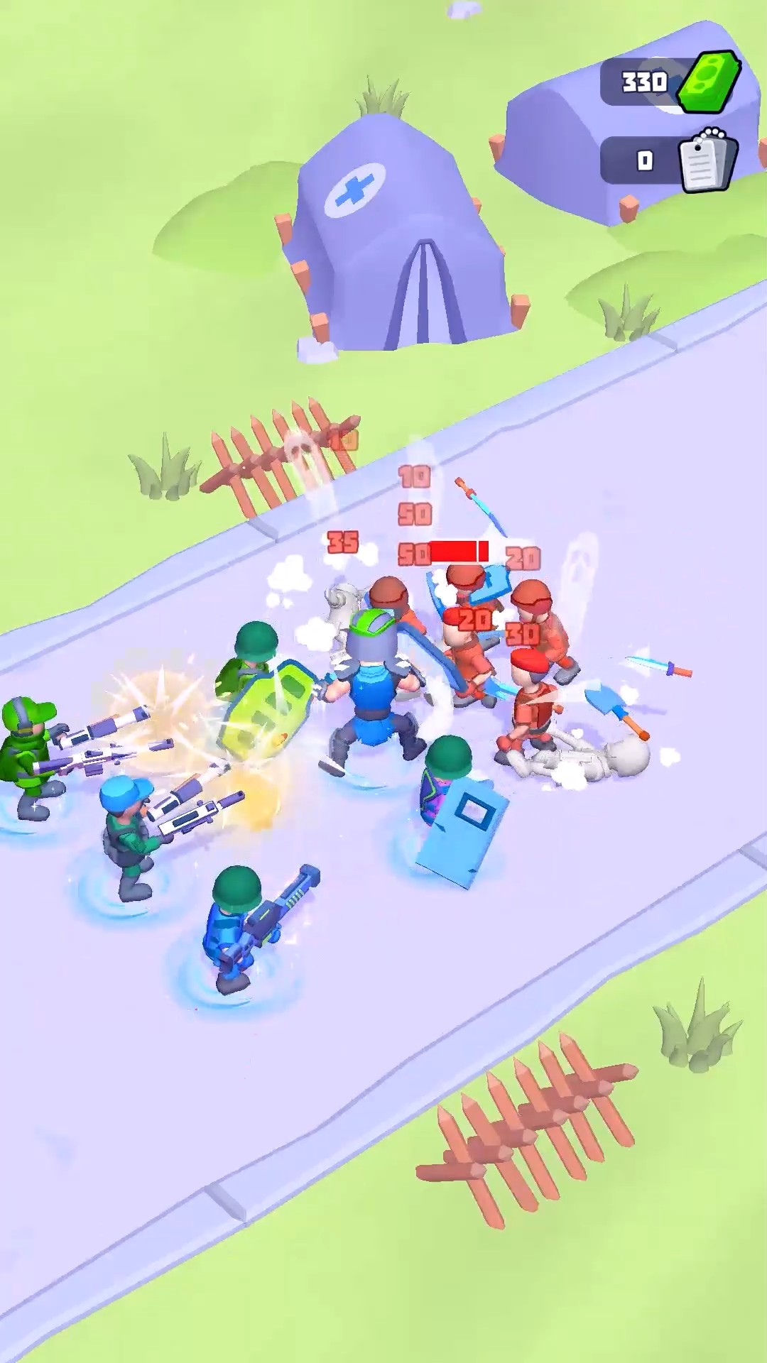 Squad Assembler: Red vs Blue screenshot 11