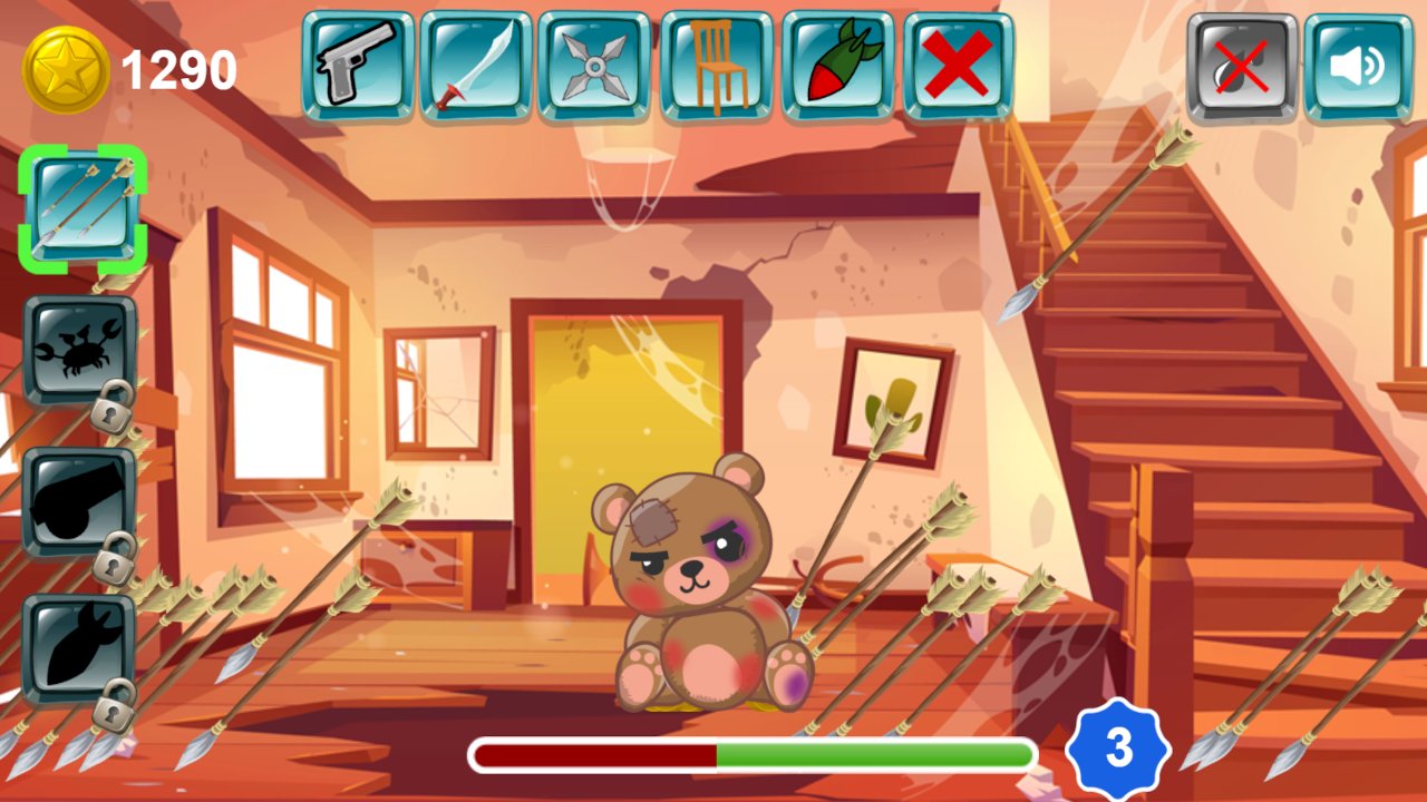 Kick the Teddy Bear screenshot