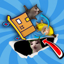 Draw a bridge - Save the cats meme!