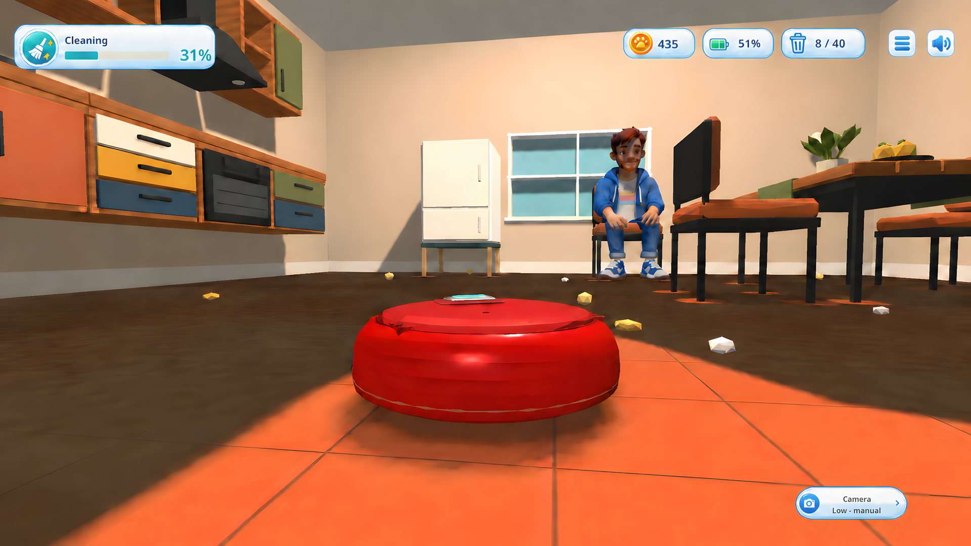 Cat on a Vacuum: Home Cleaning Simulator screenshot