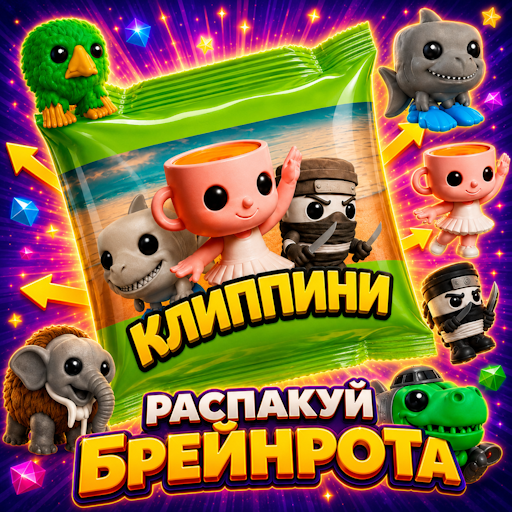 Клиппини Распакуй Брейнрота icon