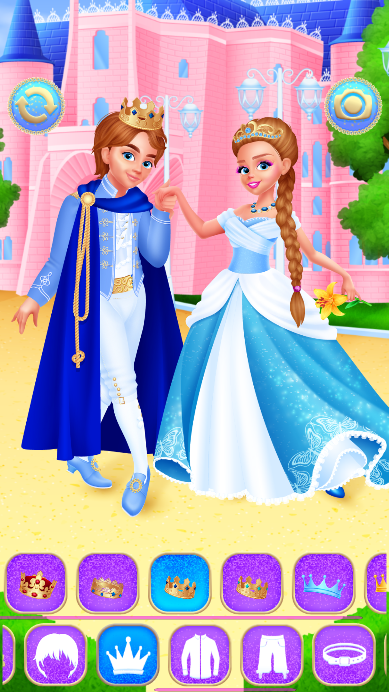 Cinderella & Prince Dress Up screenshot 6