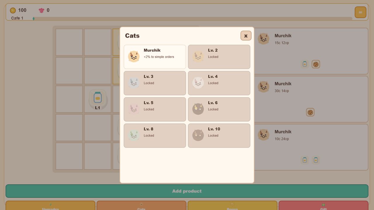 Cat Cafe: Merge & Delivery — screenshot 6