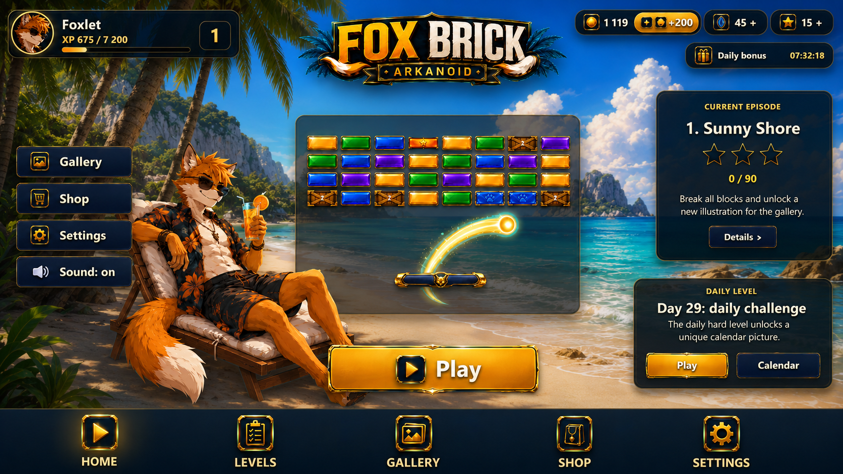 Fox Brick Arkanoid — screenshot 5