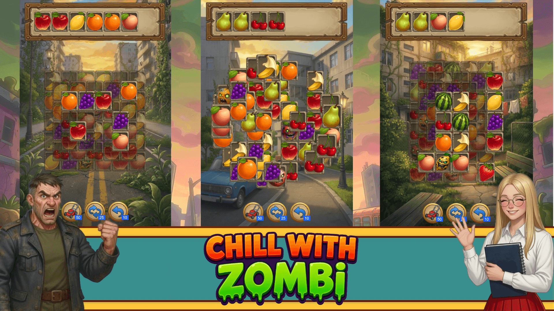 Fruit Pairs: Zombieland — screenshot 3