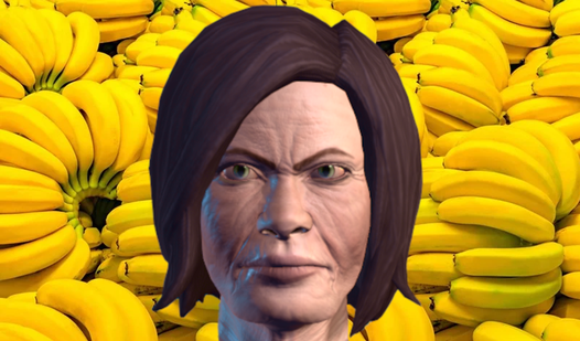 Throw bananas at teacher
