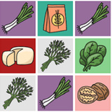 Match-3 Game. Vegetables