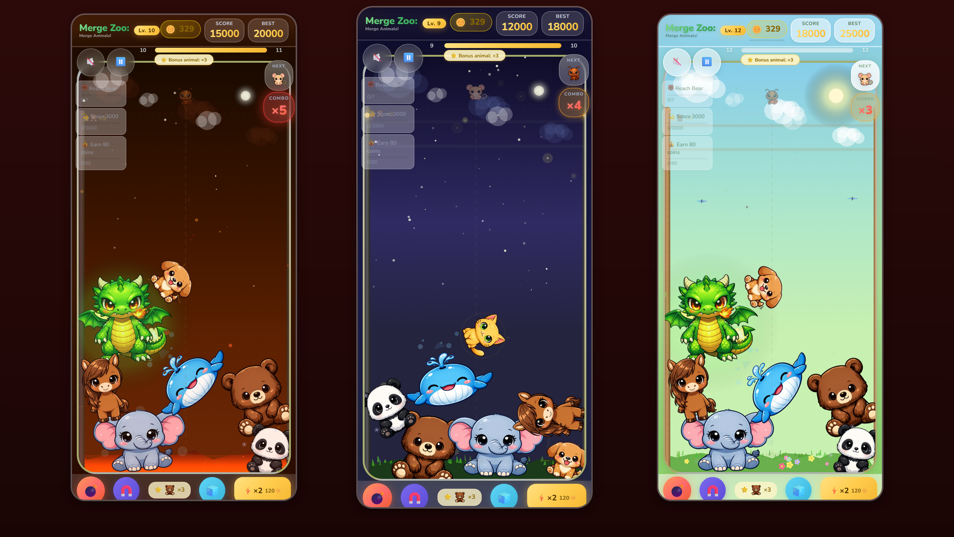 Merge Zoo Merge Animals! — screenshot 4