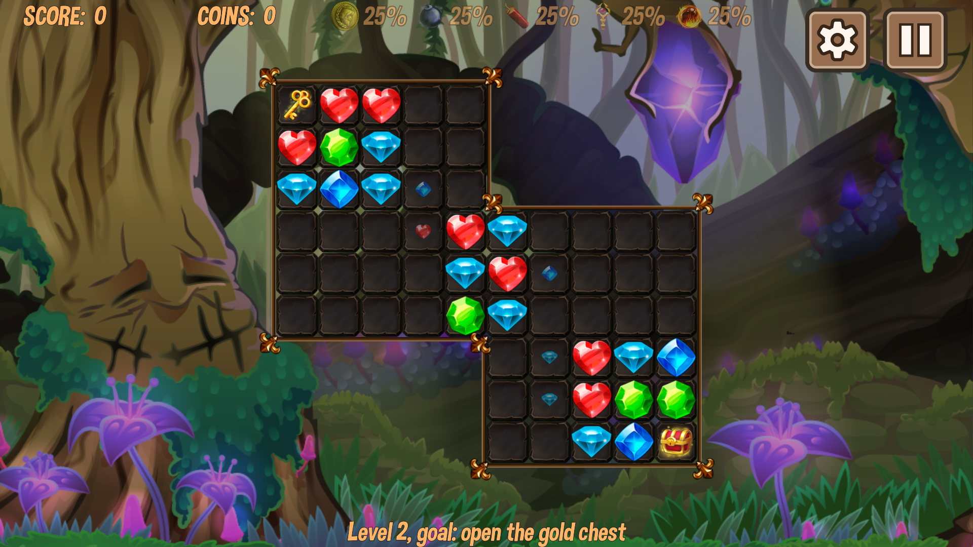 Gems: match 3 screenshot