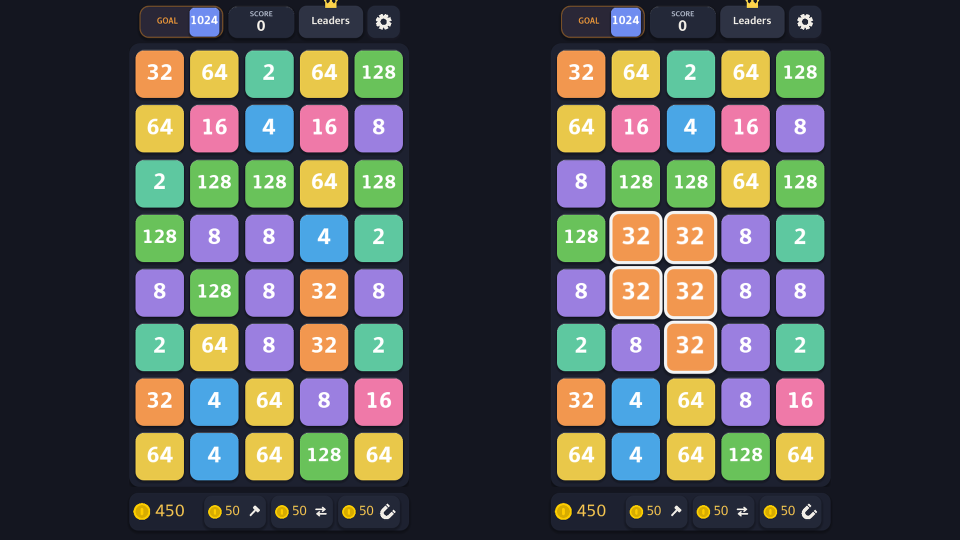 Merge Tiles 2048 — screenshot 1