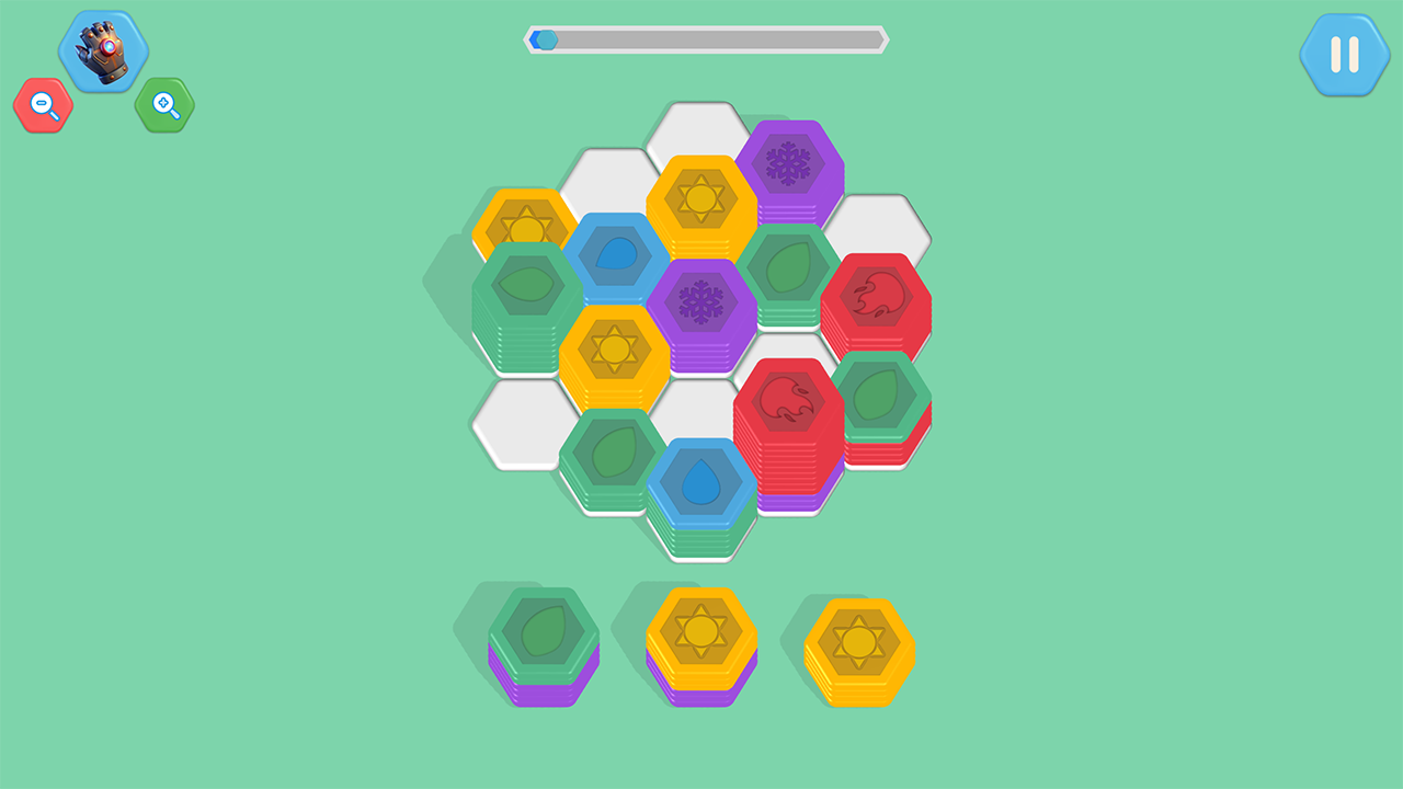 Hexa Blast Stack — screenshot 2