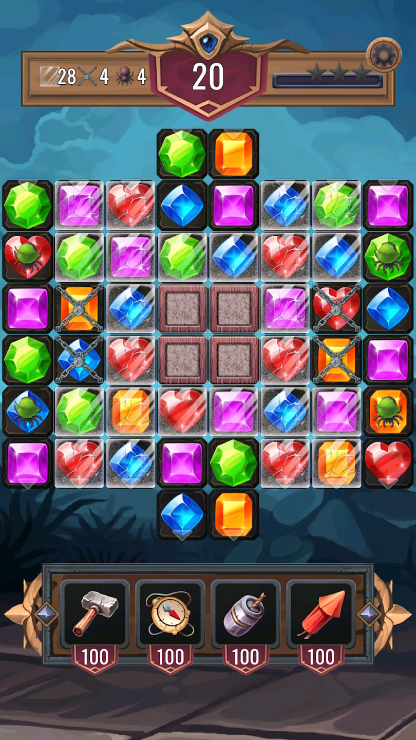 Diamond Dungeon - Match 3 screenshot 4