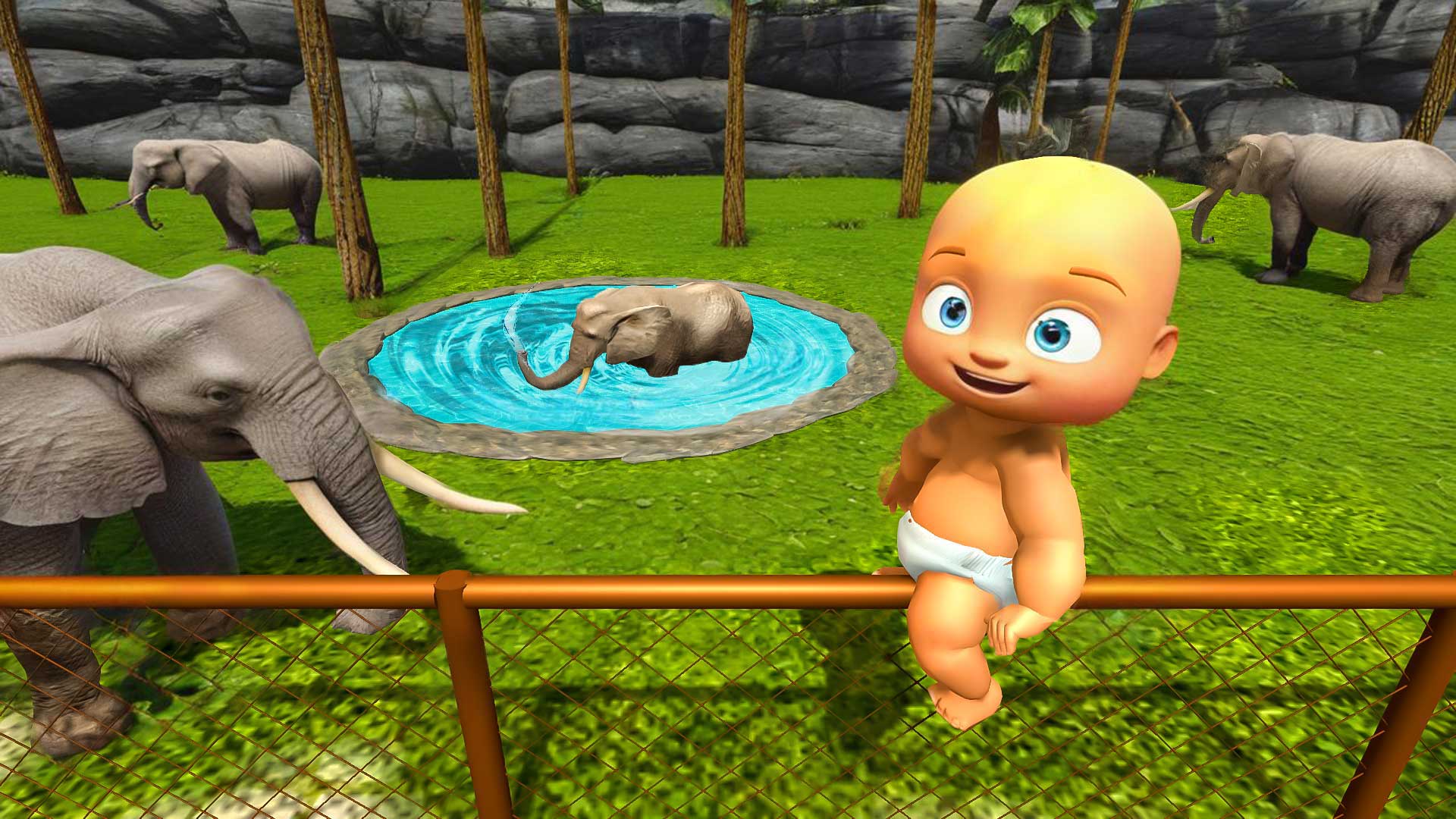 Naughty Baby 3D Daddy Zoo Fun — скриншот 4