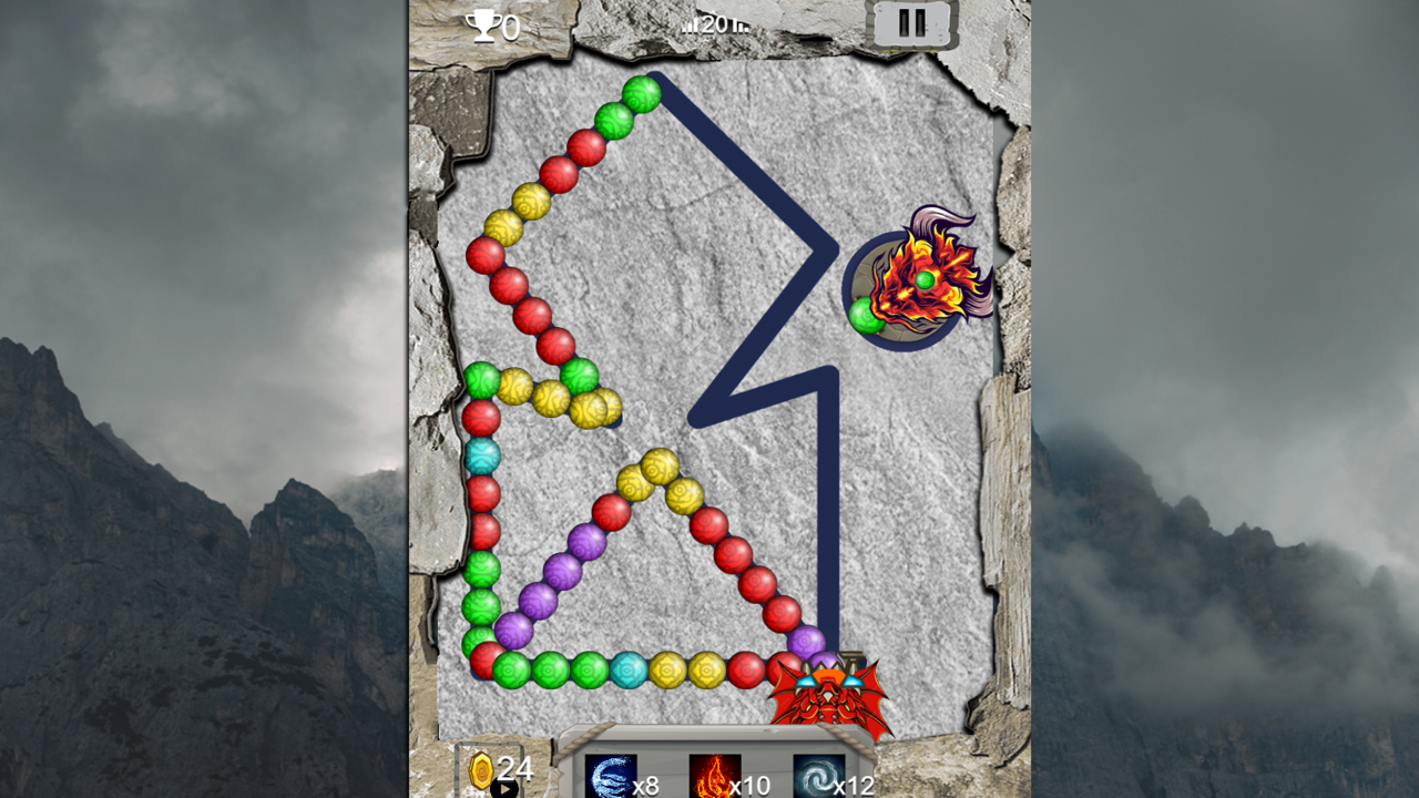 Zuma way of the dragon screenshot