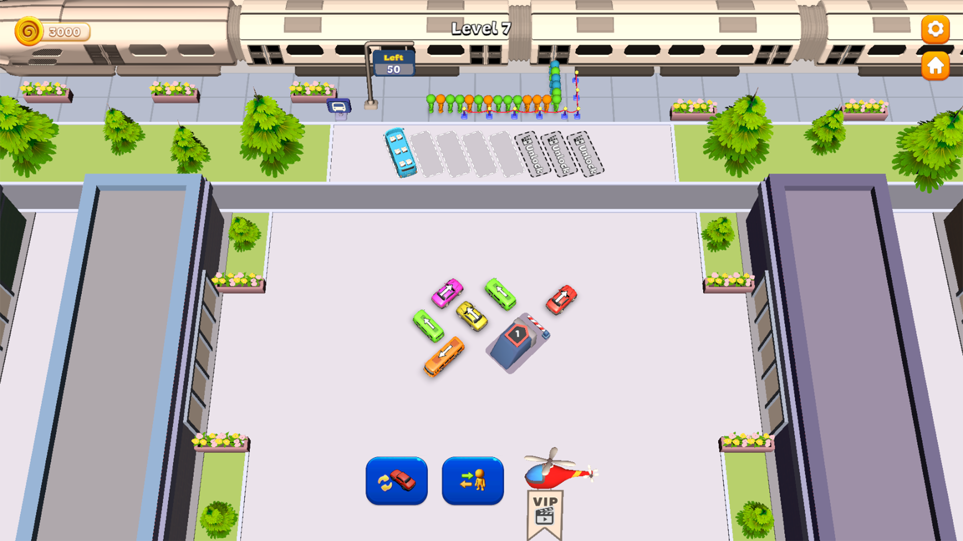 Unjam the Traffic: Bus Stop! screenshot 1