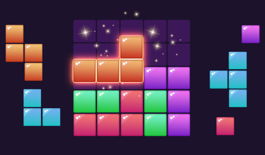 Assemble blocks in puzzle  loading=