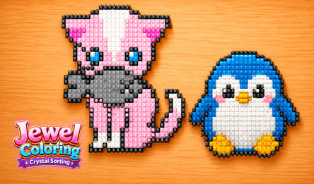 Jewel Coloring: Crystal Sorting