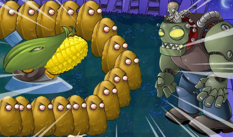 Plants vs Zombies: Night Protection game cover