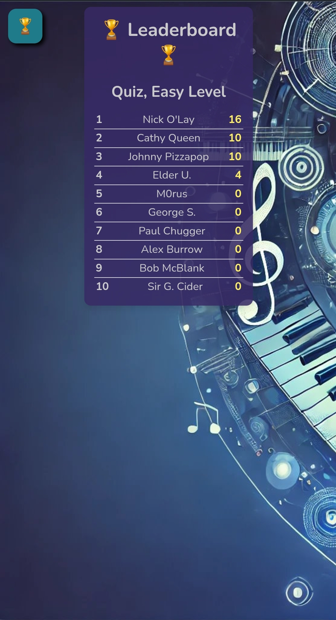 Musical Intervals Trainer screenshot 8
