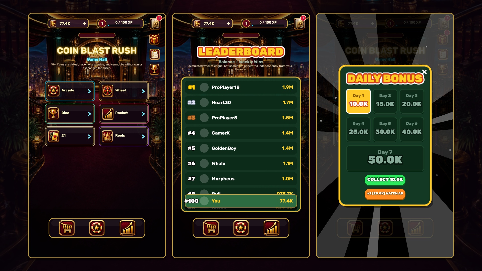 Coin Blast Rush — screenshot 1