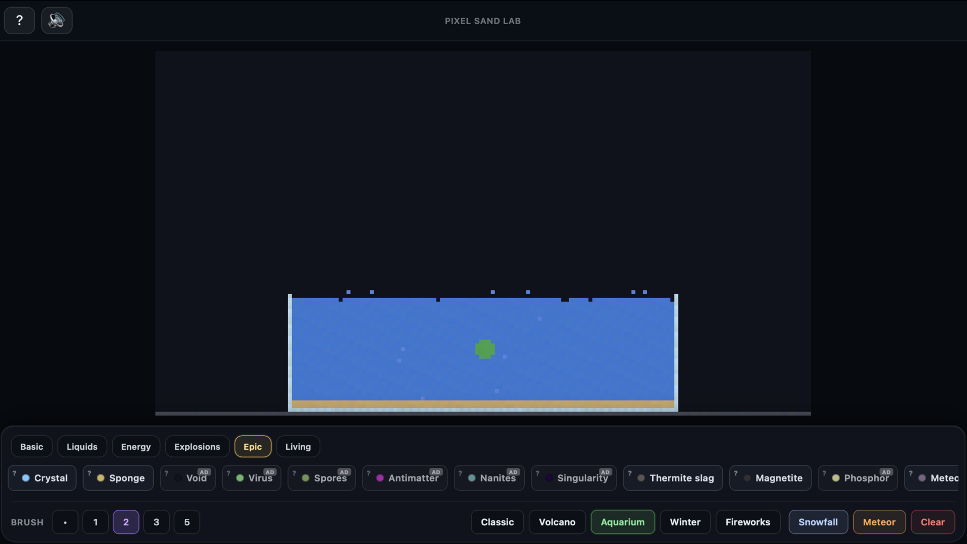 Pixel Sand Lab — screenshot 2