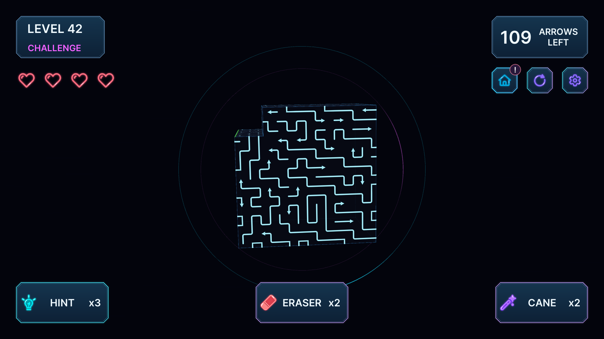 Puzzle Arrows 3D screenshot 2