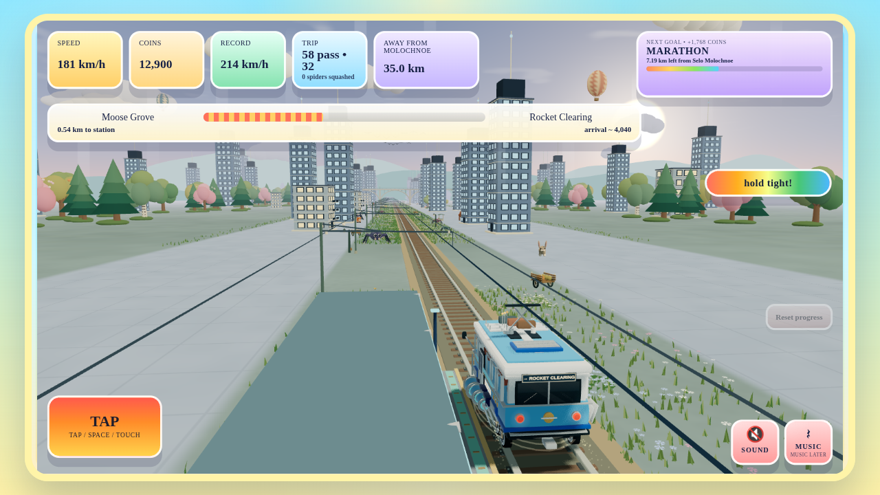 Selo Molochnoe: Tram Escape — screenshot 2