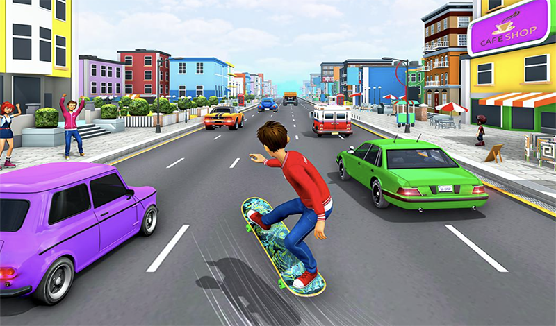 Skateboard Stunt Rush game cover