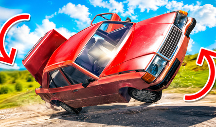 Crash-drive a car