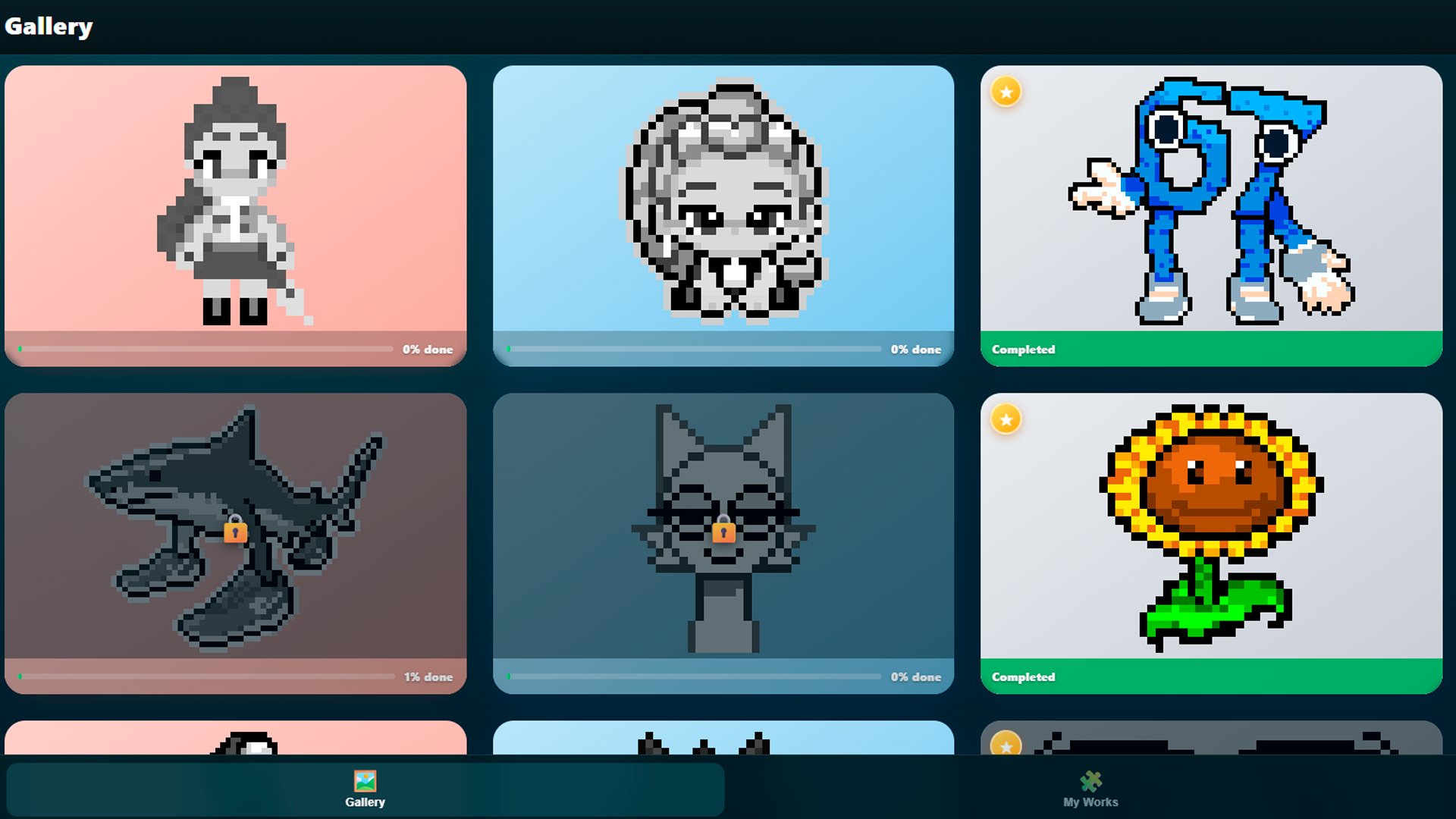 Color by Numbers: Brainrot, Fnaf, Sprunki, PvZ screenshot