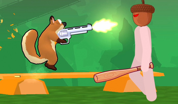 Squirrel with a gun!