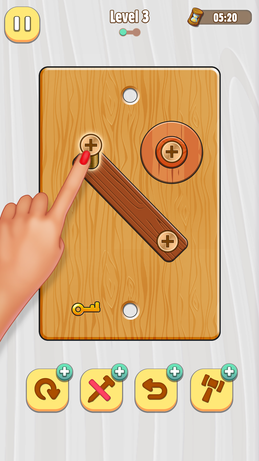 Puzzle! Wooden blocks, nuts and bolts! screenshot 9