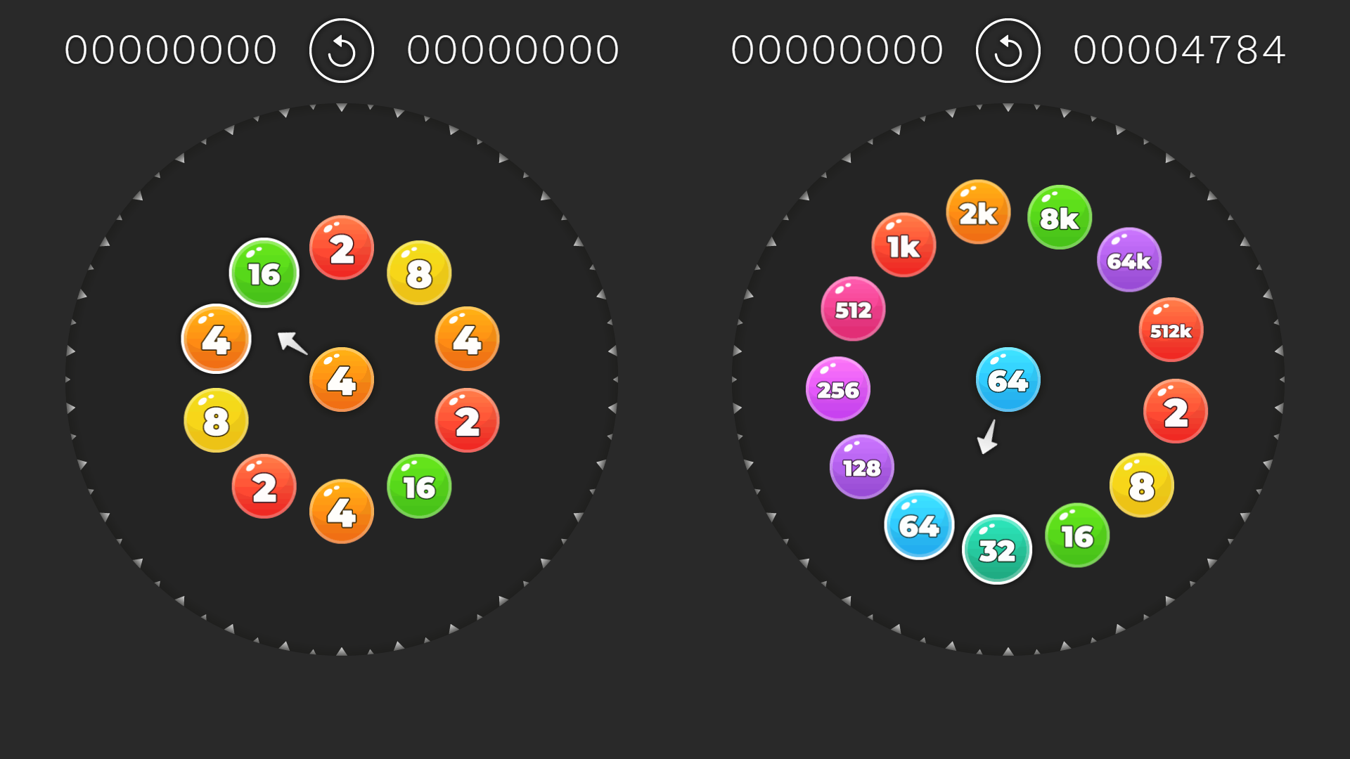 Bubble Circle 2048 — screenshot 1