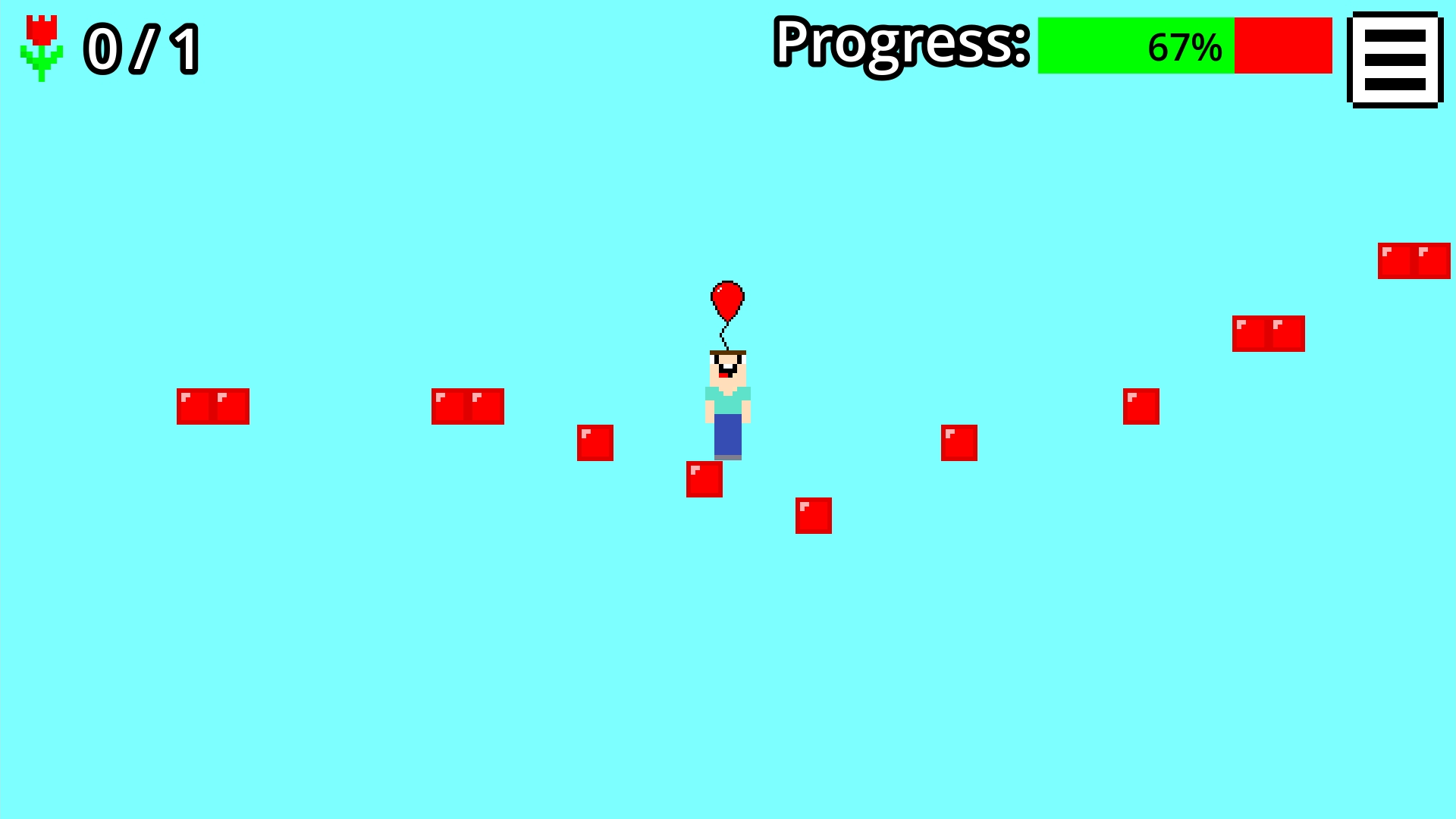 Noob Parkour 2D - Bring the Flower — screenshot 4